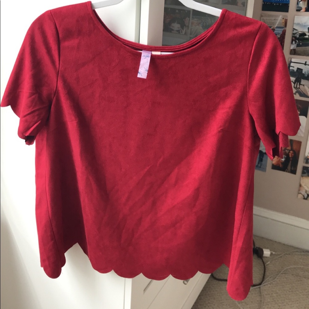 red francescas top